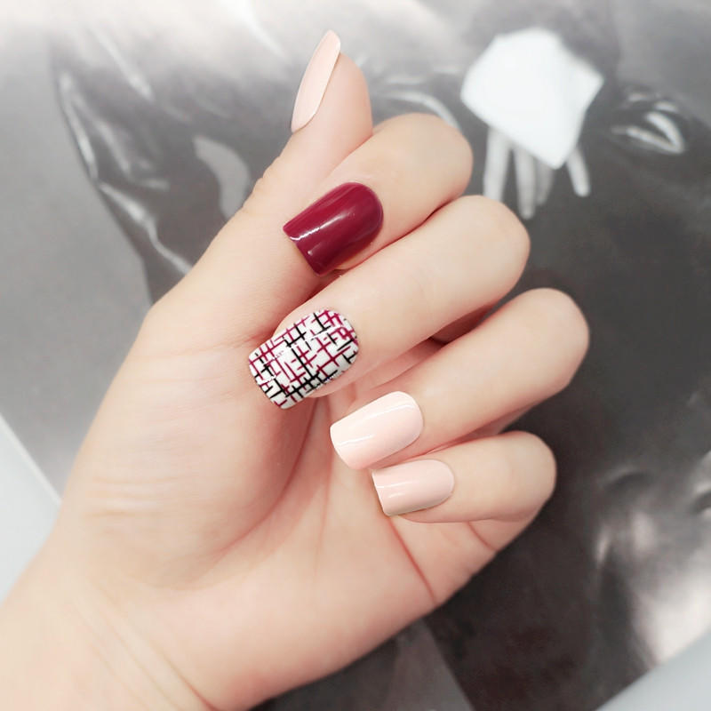 nai artificial nail set customized for bride-2