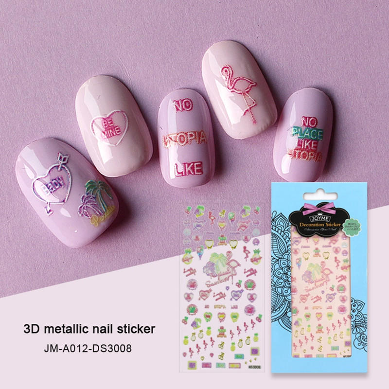 universal 3d nail decals design for girl-2