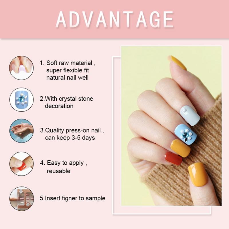 Newair Fake Nails artificial press on nails amazon directly sale for lady-3