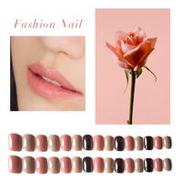 Square Red Color Wathel Nails