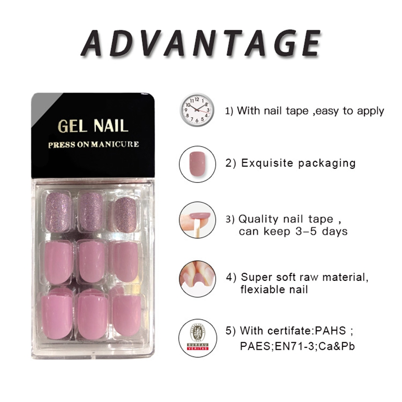 Newair Fake Nails acrylic nails series for bride-6