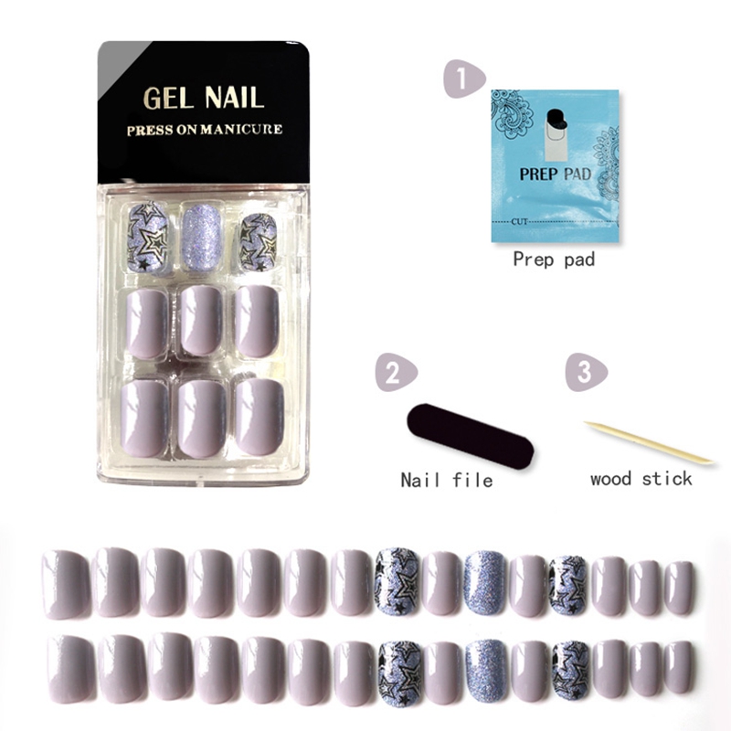 popular natural artificial nails from China for bride-5