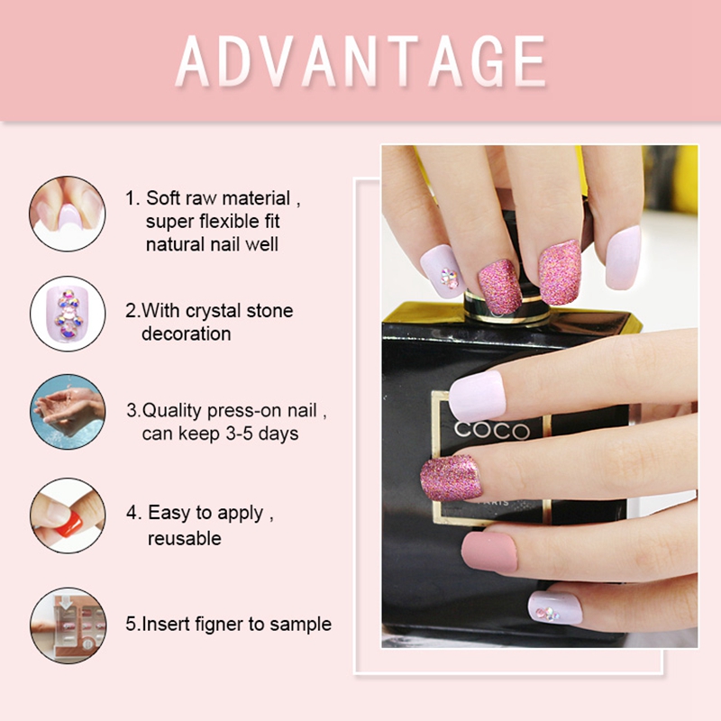 Newair Fake Nails artificial nails kit manufacturer for girls-4