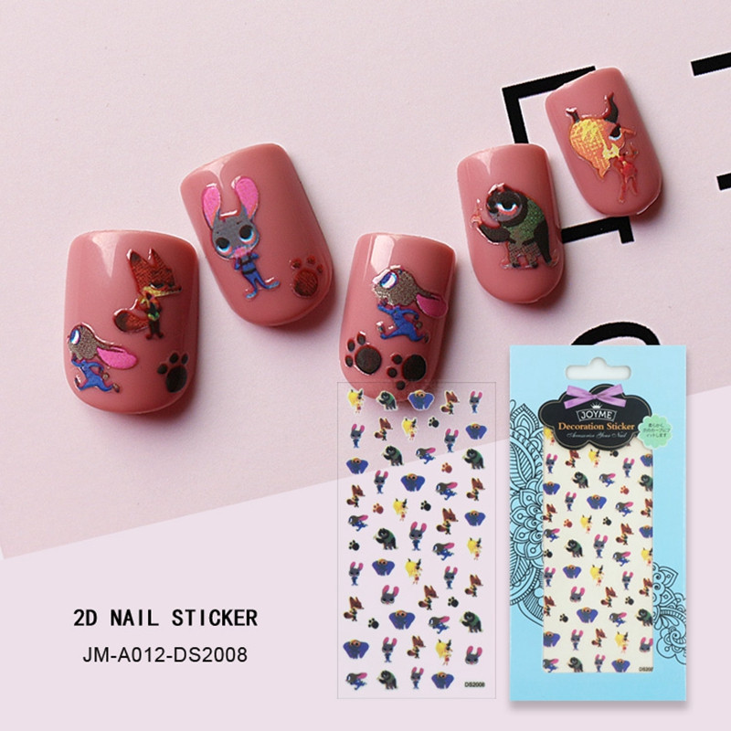 selfadhesive christmas nail stickers factory for ladies-1