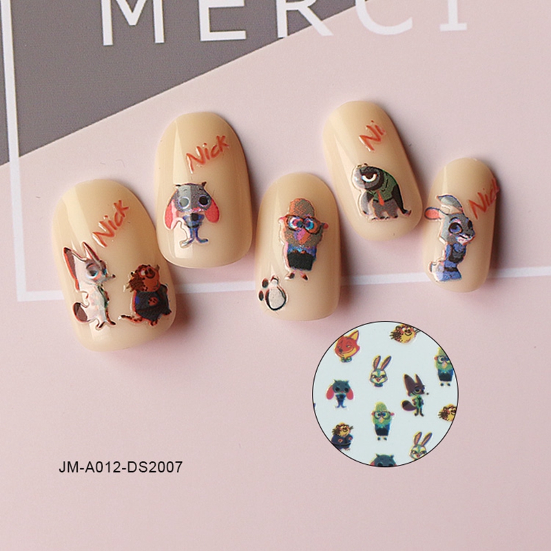 zootopia nail sticker