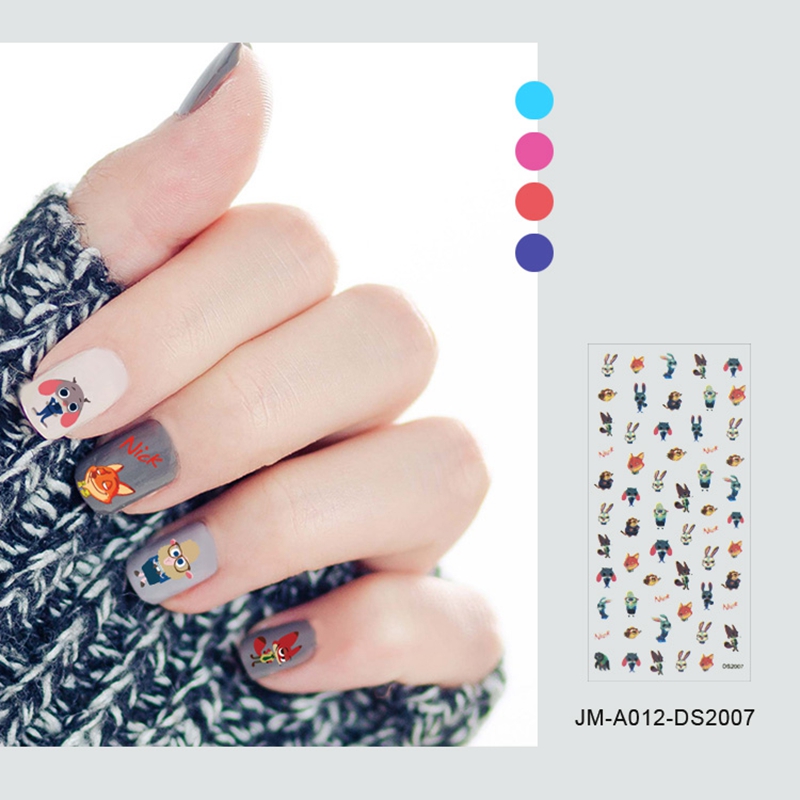 shinny designer nail stickers design for women-4
