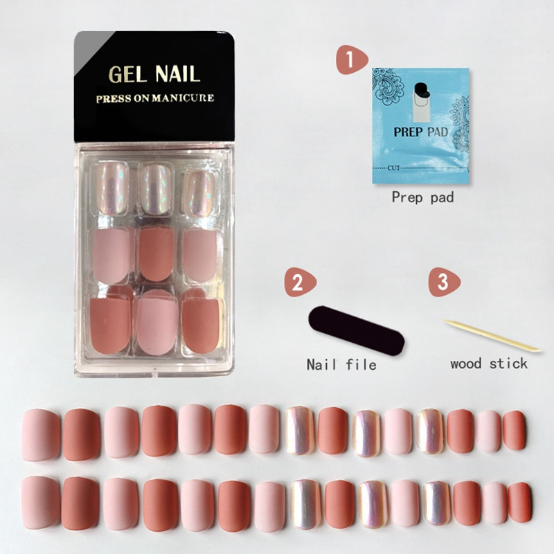 ab lee press on nails series for bride-4