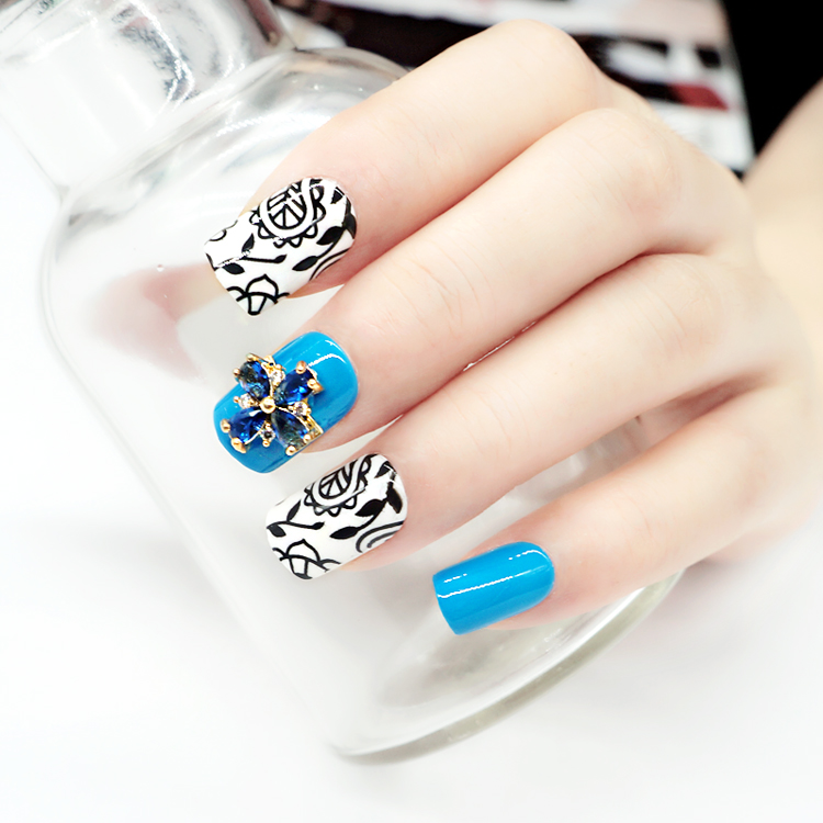 popular short artificial nails from China for girls-5