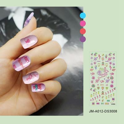 flamingo 3d nail sticker