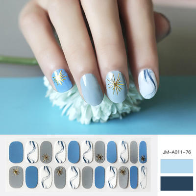 Glossy nail patch kit for women