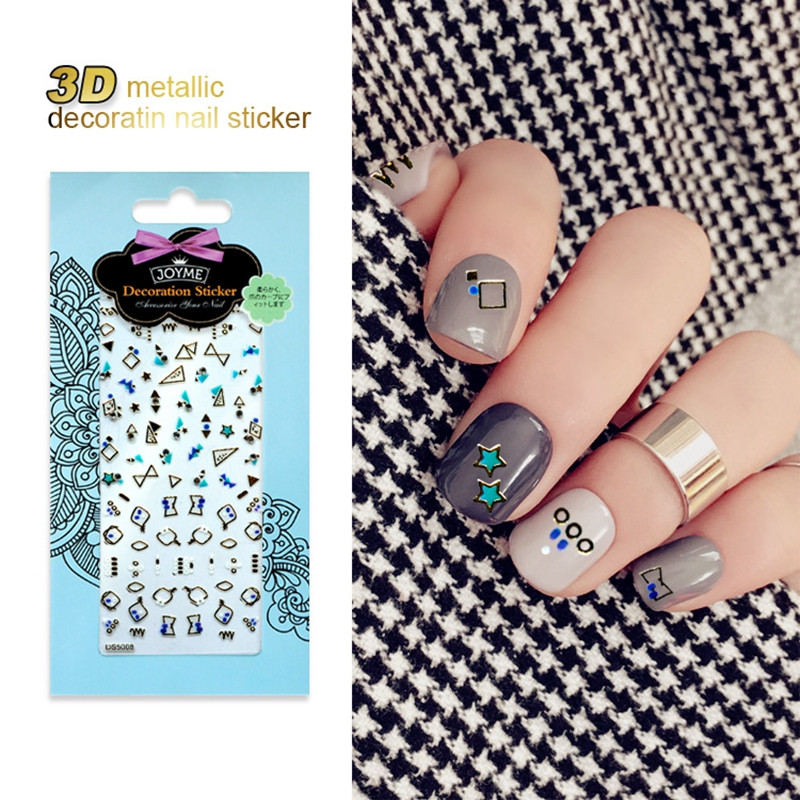 embossed nail stickers walmart for girl-4