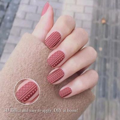 Fashion 3d design nail art stickers