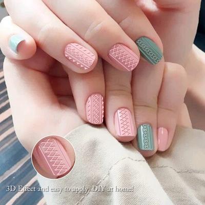 Fullcover Skin Friendly 3D Nail Art Stickers