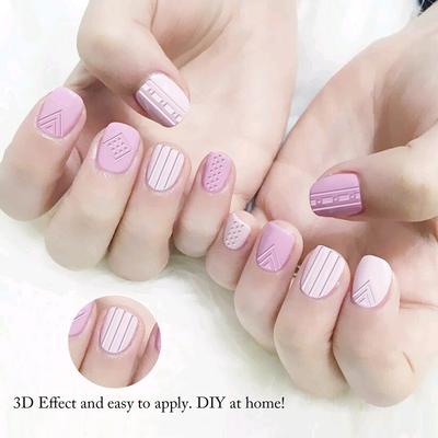 new high quality thin 3d nail sticker for DIY