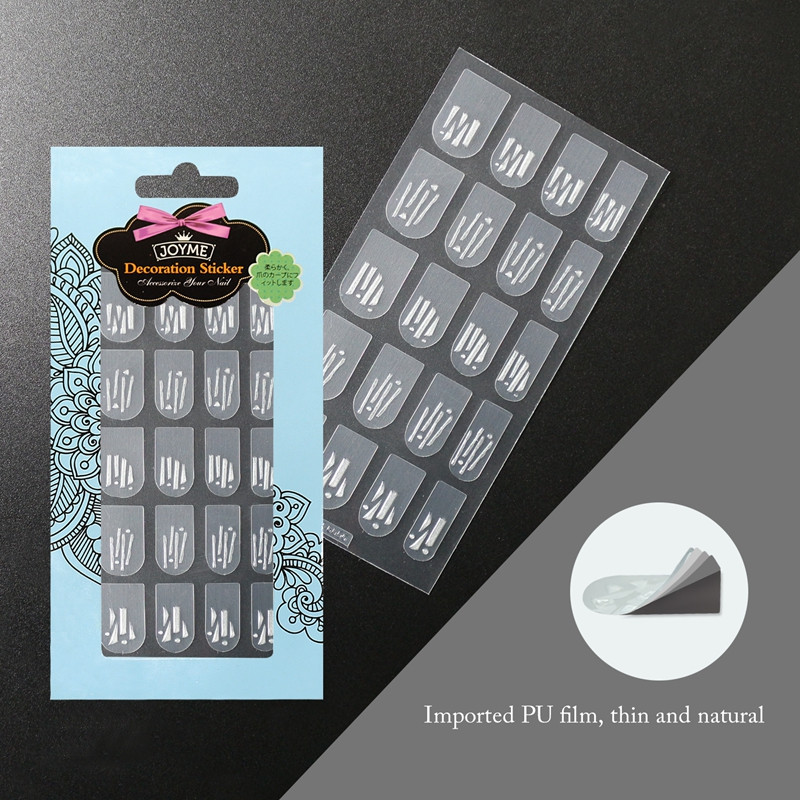 Newair Fake Nails gel christmas nail art stickers design for girl-4