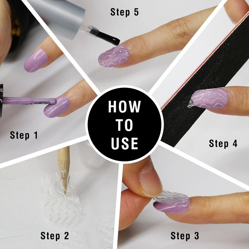 adhesive fingernail decals stickers for women-4