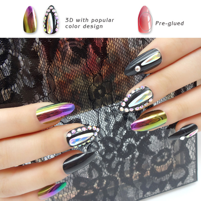 Newair Fake Nails 3d halloween press on nails manufacturer for girls-4