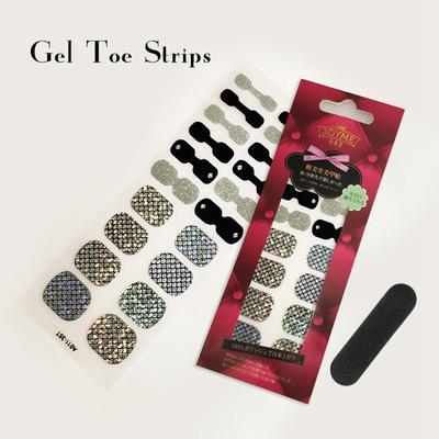 OEM custom Nail stickers Gel Toe nail polish strips
