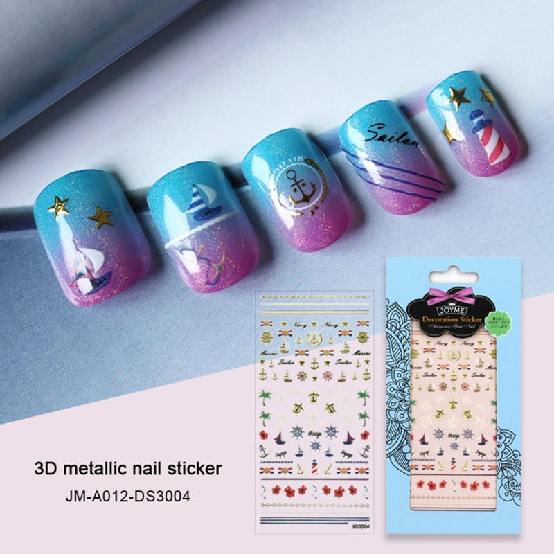 popular christmas nail art stickers with good price for girl-1