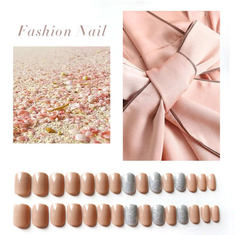 porcelain best press on nails customized for wedding-3