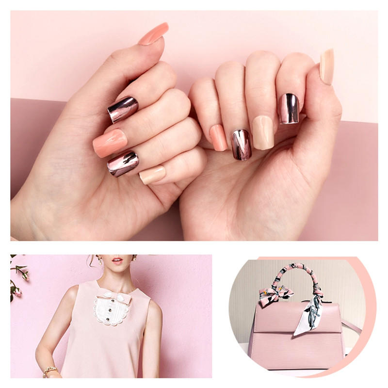 Newair Fake Nails matt press on nails short series for girls-2
