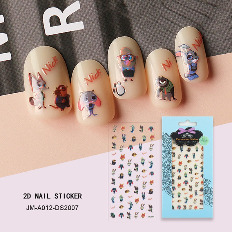 shinny designer nail stickers design for women-2