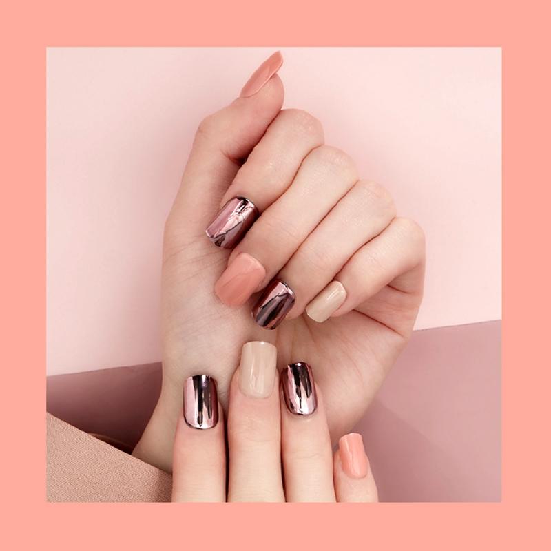 Newair Fake Nails matt press on nails short series for girls-3