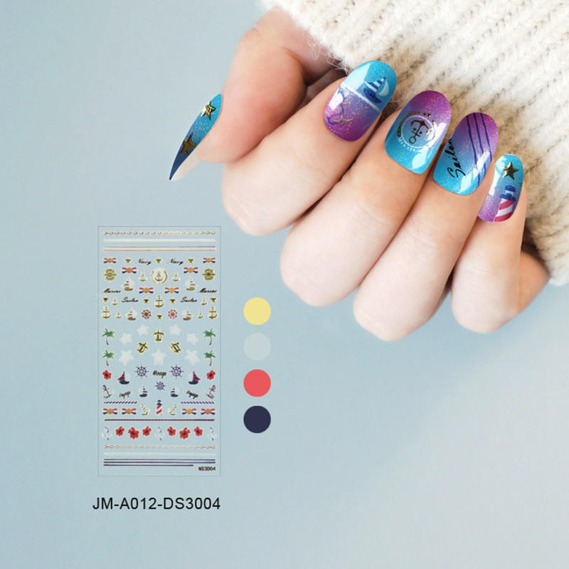 popular christmas nail art stickers with good price for girl-3