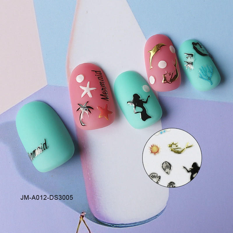 cute nail letter stickers with good price for commercial-1