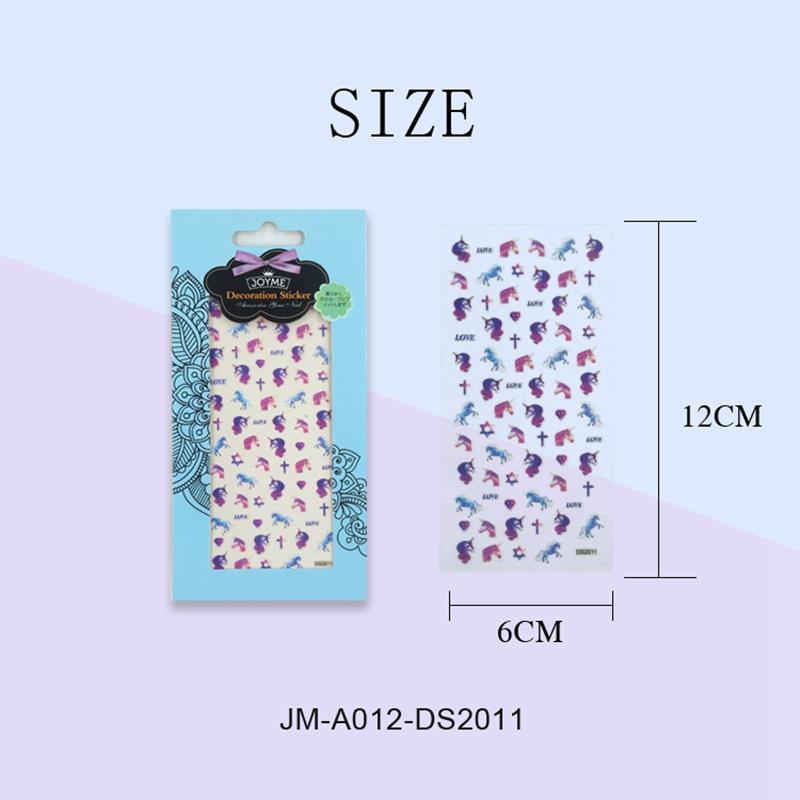 pink star nail stickers factory for ladies-3