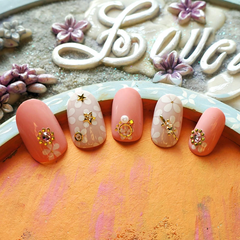 Newair Fake Nails stickers nail art for girl-2