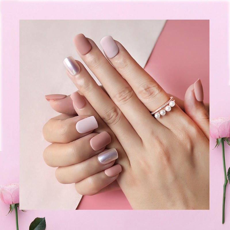 ab lee press on nails series for bride-3