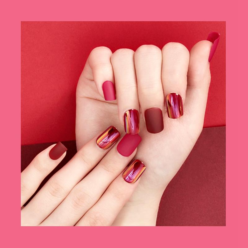 Newair Fake Nails mixed impress press on nails from China for wedding-3