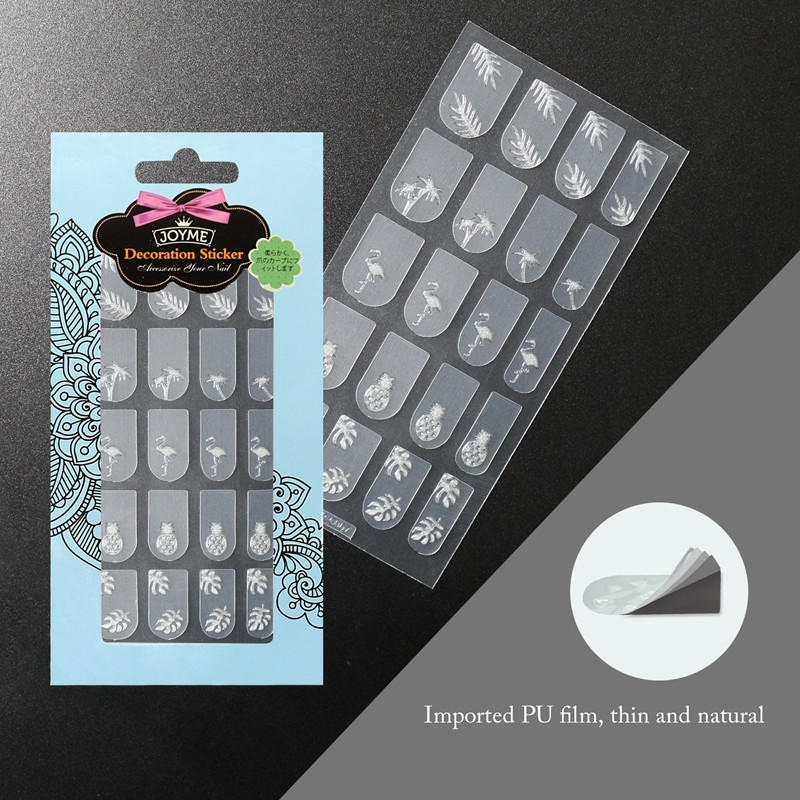 adhesive fingernail decals stickers for women-2