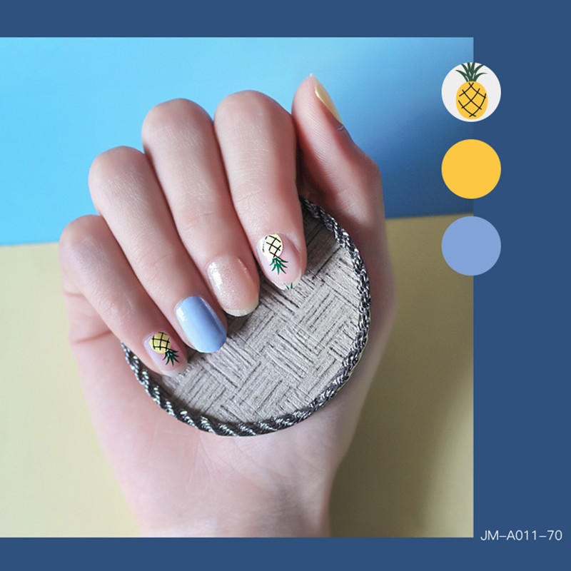 gold incoco nail strips wholesale for girl-2