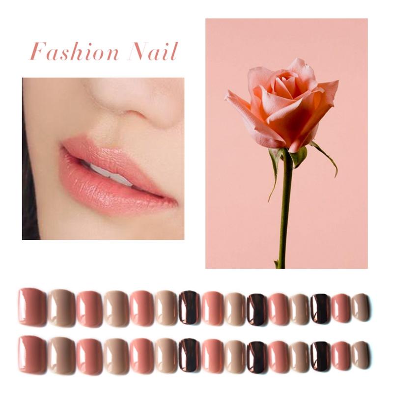 Newair Fake Nails matt press on nails short series for girls-1