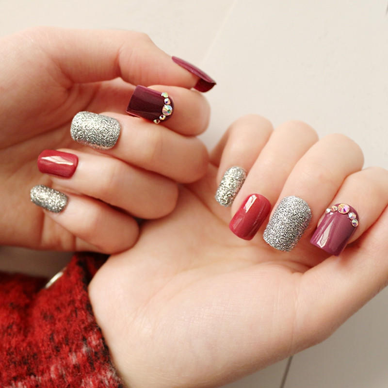 Newair Fake Nails gel press on nails manufacturer for bride-1