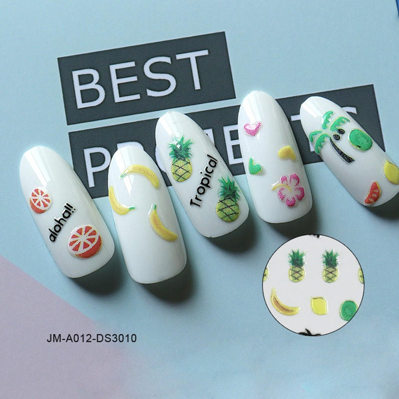 metallic christmas nail stickers factory for ladies-1