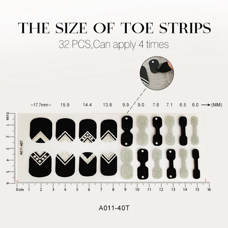 glitter striped nail designs personalized for girl-2