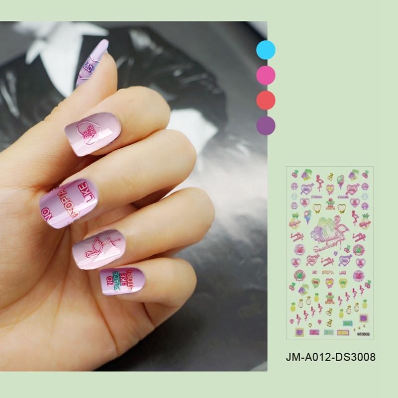 universal 3d nail decals design for girl-3