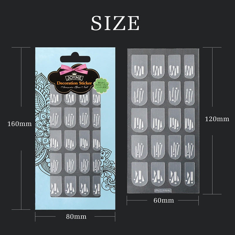 Newair Fake Nails gel christmas nail art stickers design for girl-3