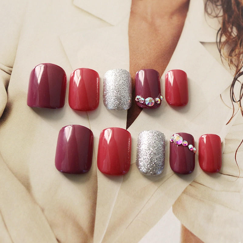 Newair Fake Nails gel press on nails manufacturer for bride-3