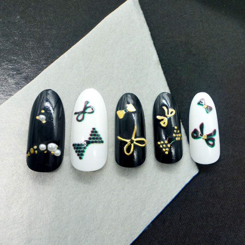 Newair Fake Nails designer nail stickers design for women-2
