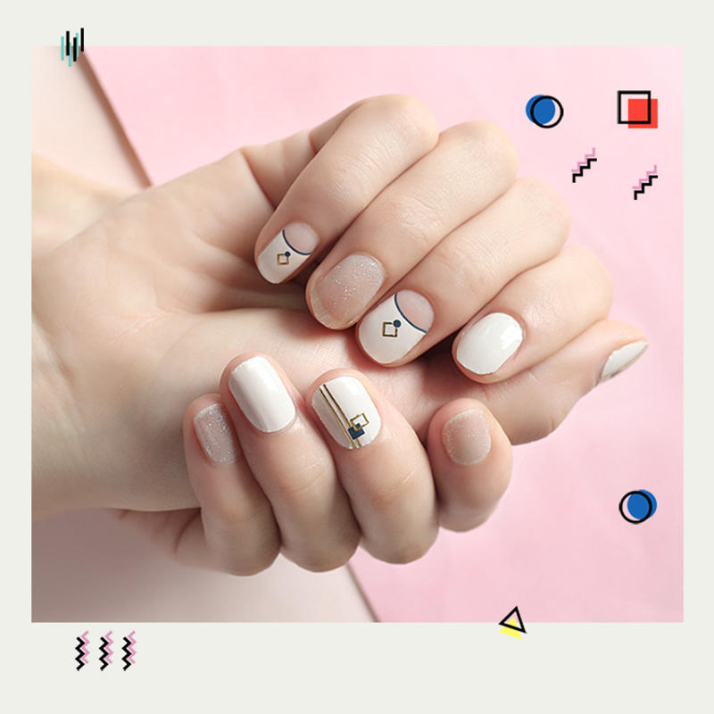 yellow nail art stripes designs supplier for gifts-3