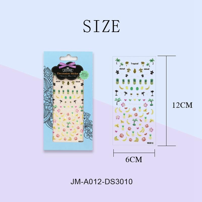metallic christmas nail stickers factory for ladies-3