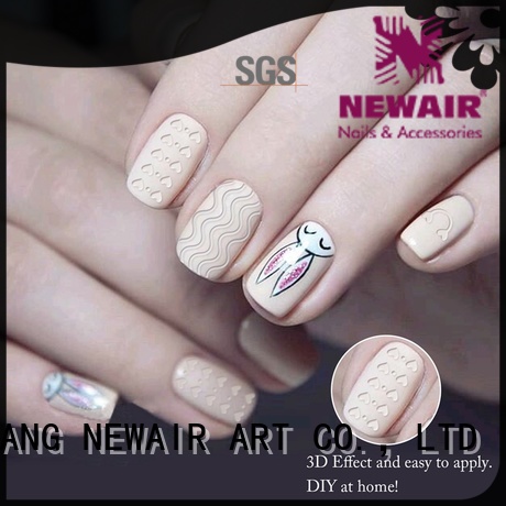 Popular Stickers Nail Art With Good Price For Ladies Newair Fake Nails