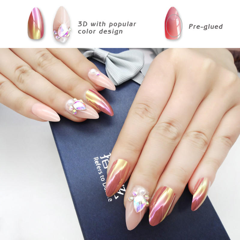 Newair Fake Nails how to remove press on nails series for lady-3