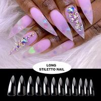 Long stiletto fashion nails from Newair nail supplier