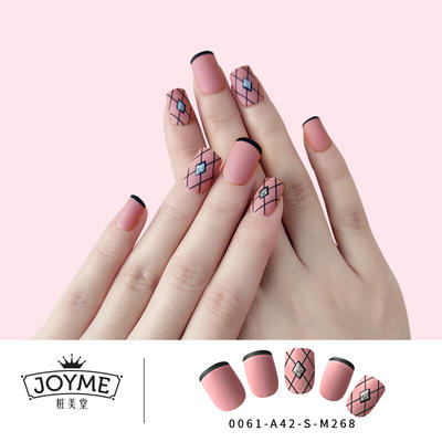 Newair Artificial press on french  nail with fashionable design nail