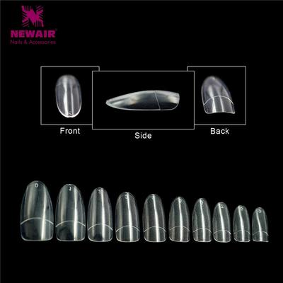 Newair French Clear White Professional Oval Nail Tips